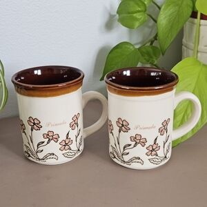 Vintage Biltons Primula Mugs